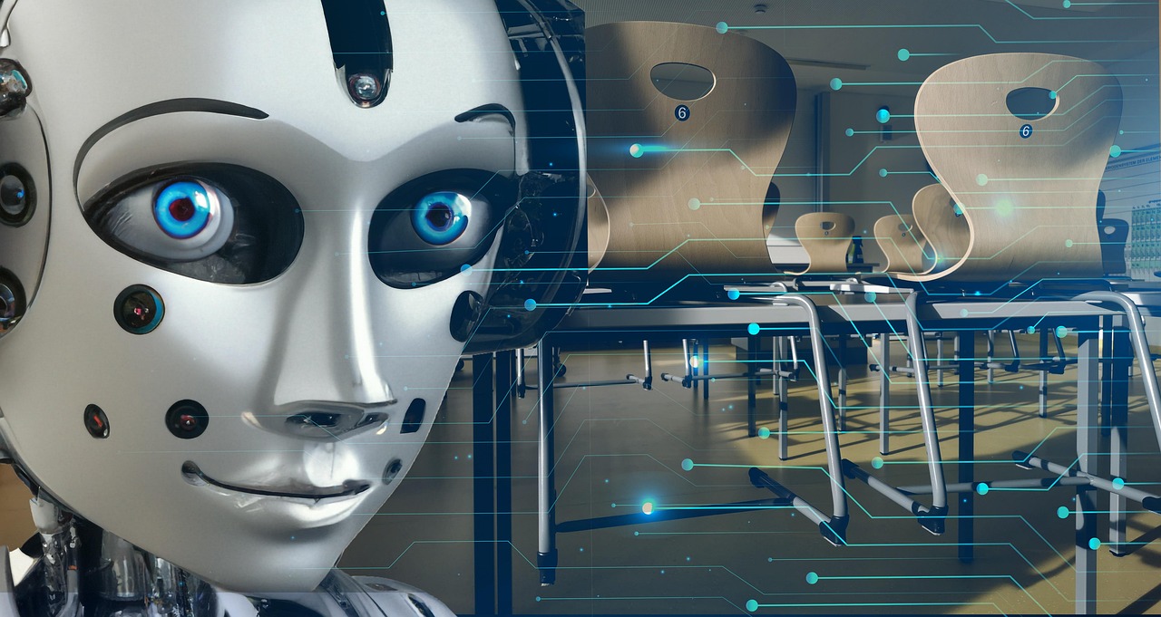 futuristic classroom technology digital learning