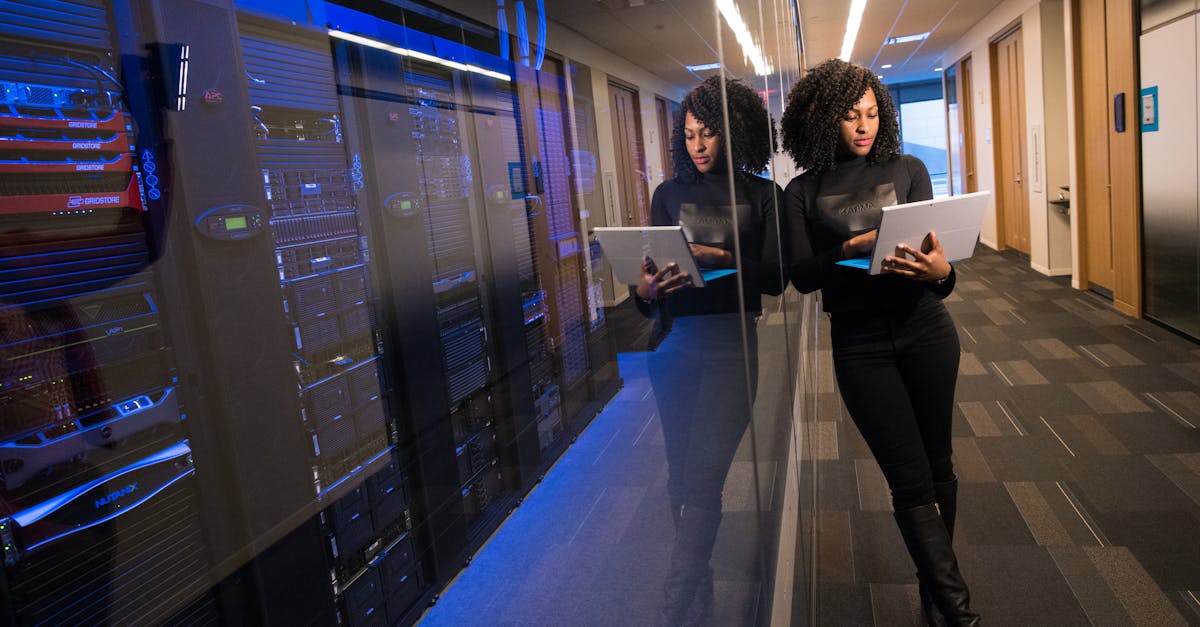 digital data flow server room security monitoring