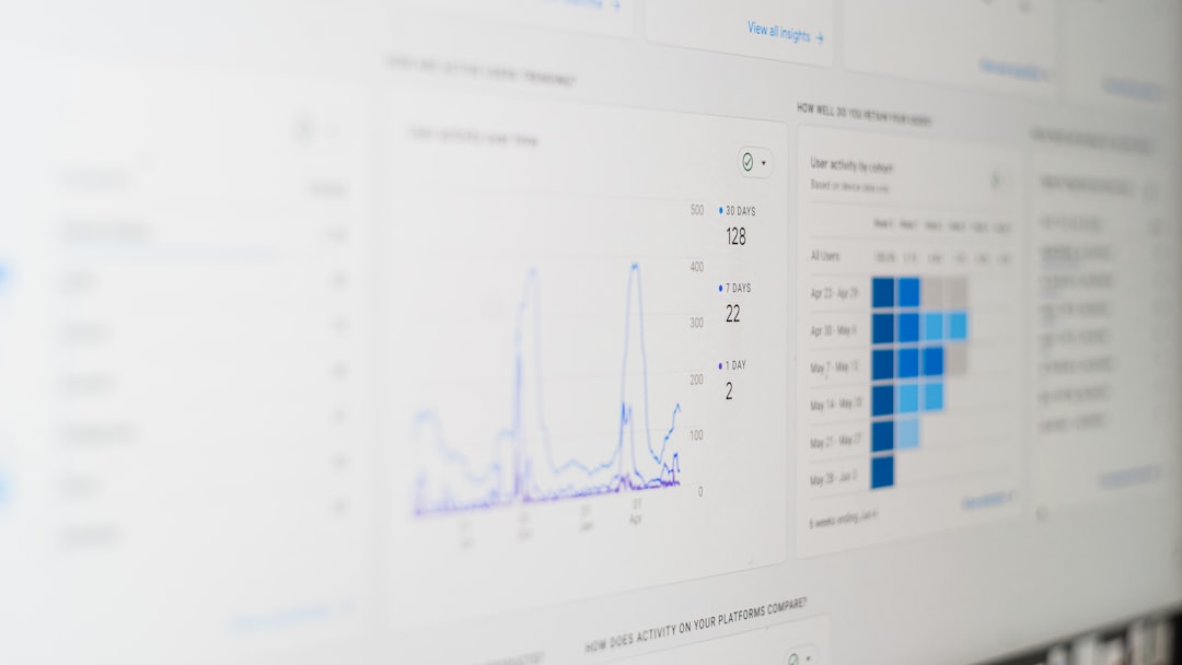 Futuristic professional analyzing holographic portfolio charts on glass display, ambient blue lighting, clean modern office, data streams, sleek minimal composition