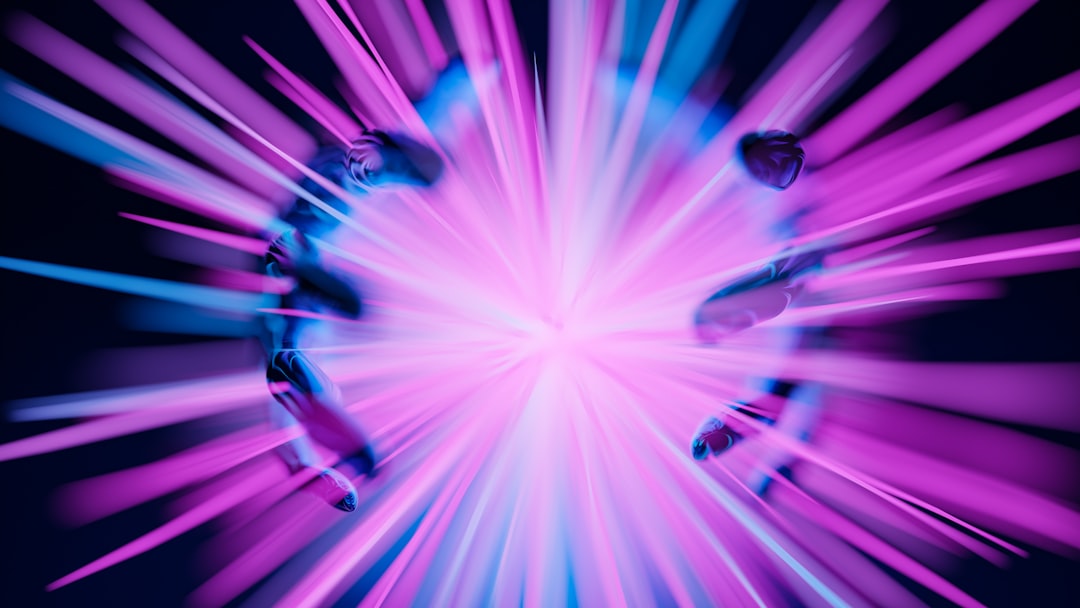 Futuristic athlete silhouette mid-stride dissolving into neural network nodes, ambient cyan and magenta lighting, sleek data center background, human-AI synergy concept, professional tech editorial st
