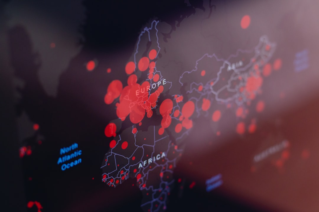 global health impact concept, diverse medical team analyzing holographic world map with infection hotspots, bright modern hospital command center, sleek screens showing peptide molecule success, hopef