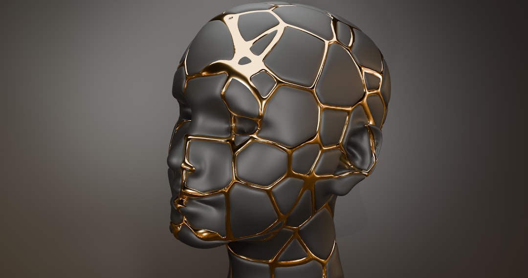 Split-screen visualization: glowing neural network nodes on one side, emotional human portrait with warm natural light on the other, data streams dissolving into organic textures, professional tech ae