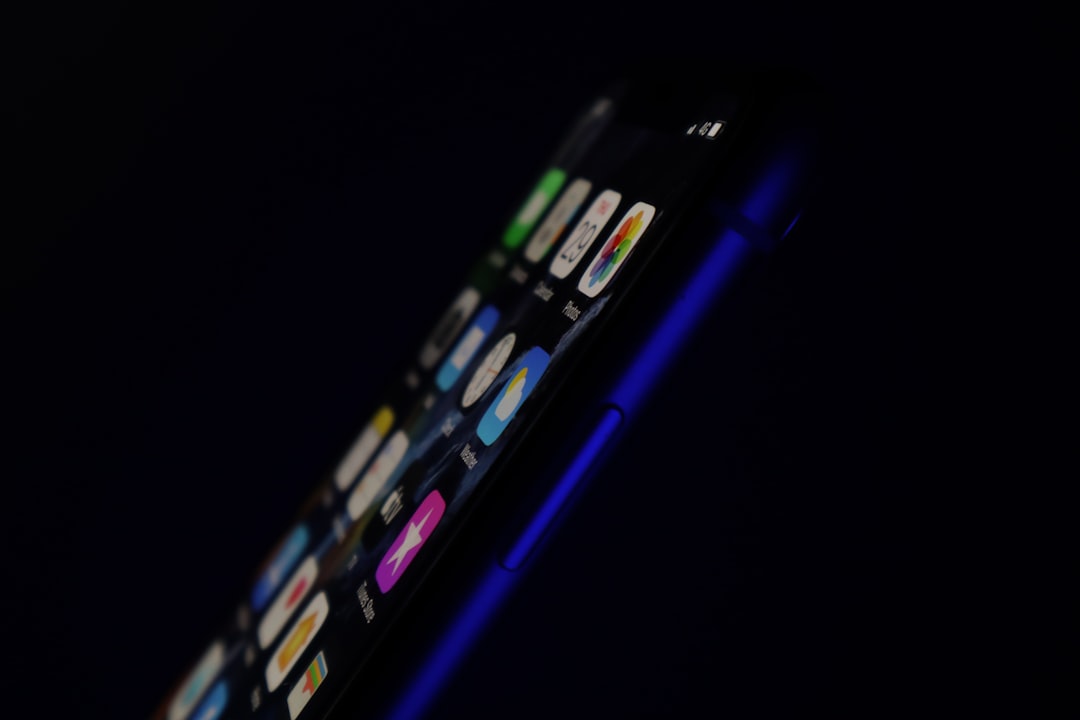 Sleek iPhone with holographic Siri interface evolving into neural network visualization, ambient blue lighting, clean modern office, human hand interacting with floating AI elements, futuristic tech a