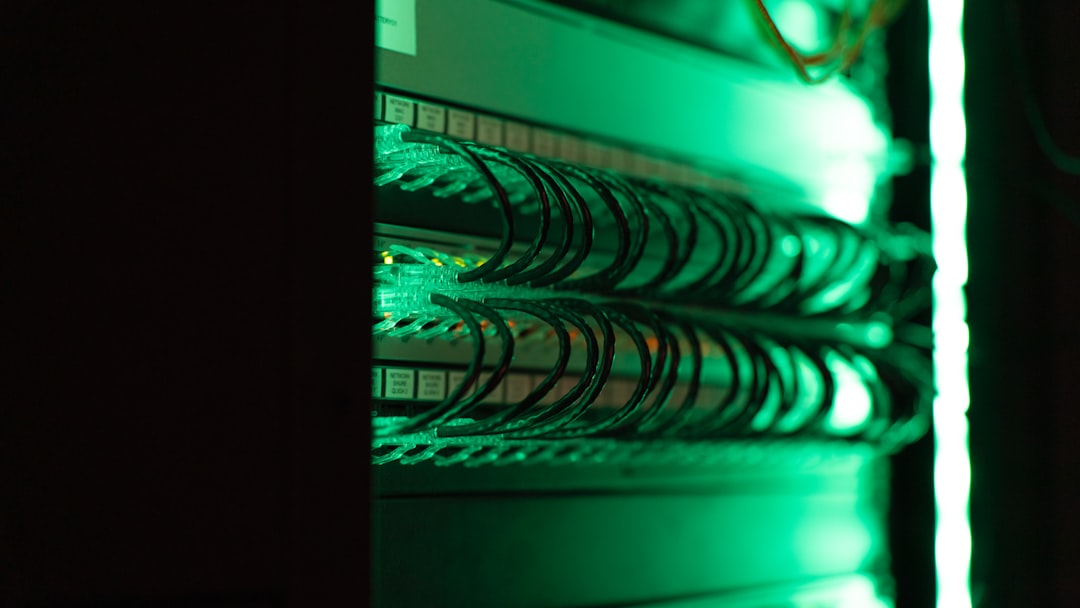 Close-up of microchip detail with glowing circuit pathways, holographic display showing RAG architecture flow, server room bokeh background, cool blue and amber ambient lighting, technical precision m